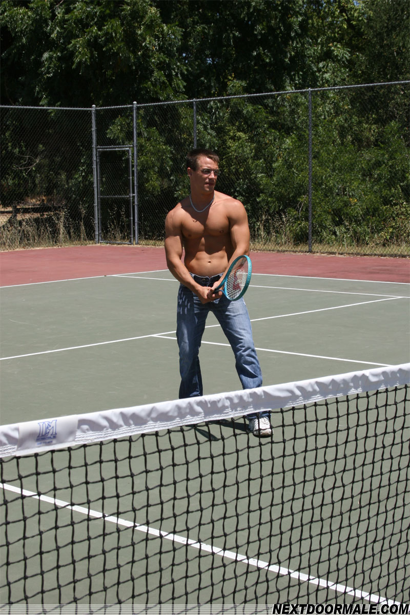 Handsome stud Marcus A shows off his athletic body &  