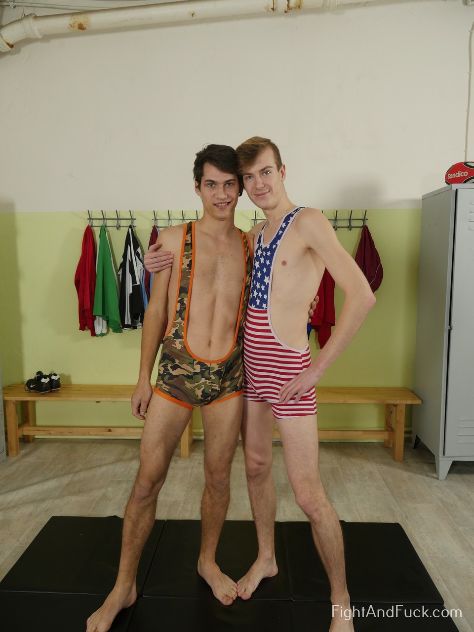 Skinny gays Greg Noll and Tyler Fox  