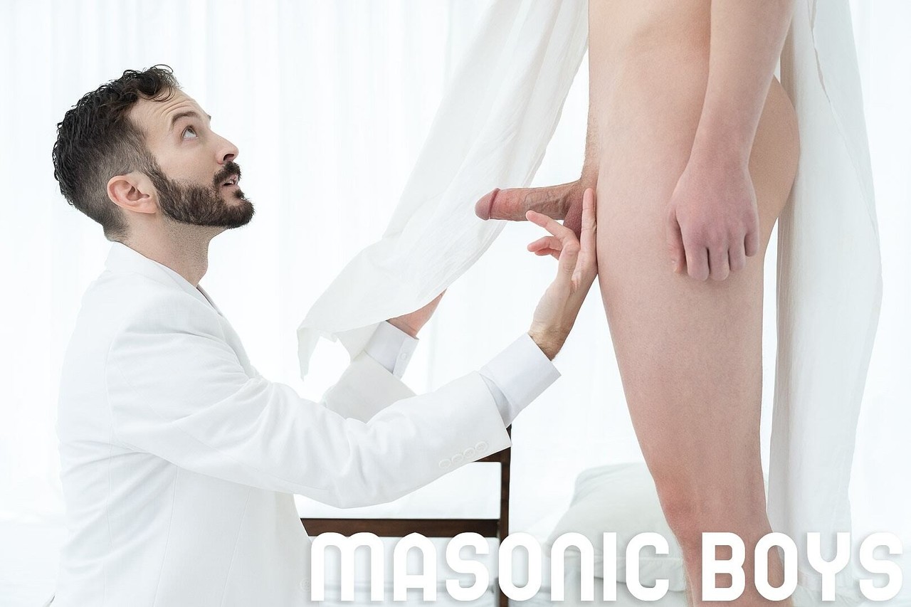 Teen boy Apprentice Roux gets his asshole licked and fucked by a gay doctor  