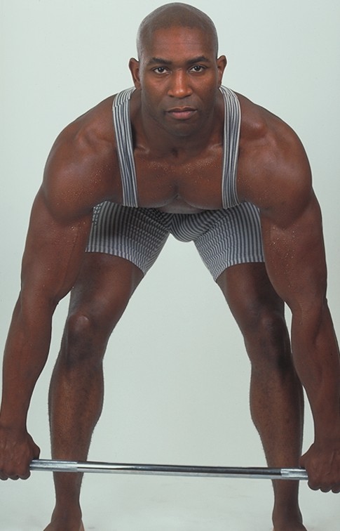 Horny Black Gay Jake Working Out His Muscles And Playing Wit...  
